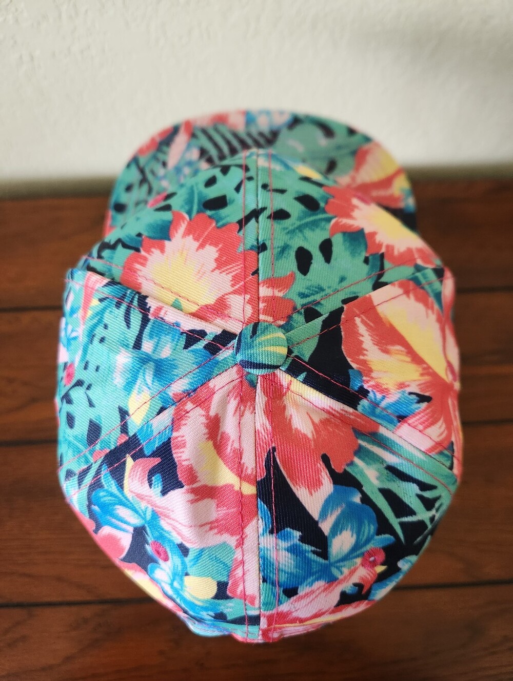 Flatbill Baseball Flatbill Navy Floral Snapback Cap - Picture 5 of 7